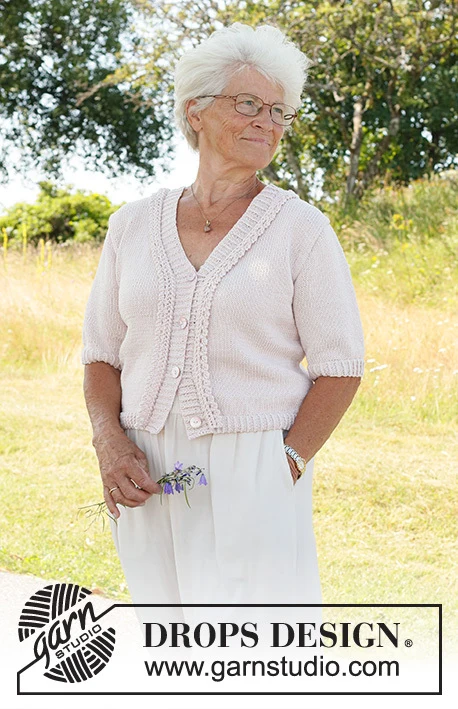 232-48 Evening Walk Cardigan by DROPS Design