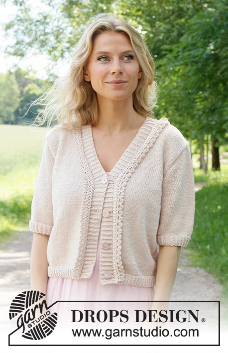 232-48 Evening Walk Cardigan by DROPS Design