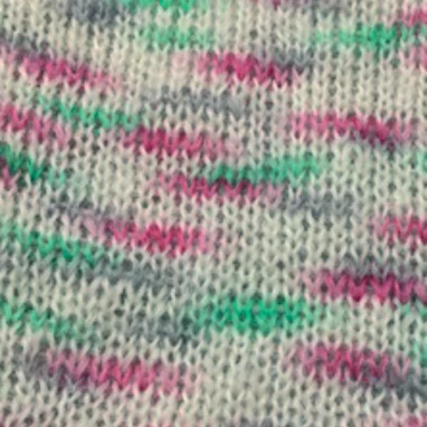 Permin Bella Color 55 Råhvid/grøn/pink