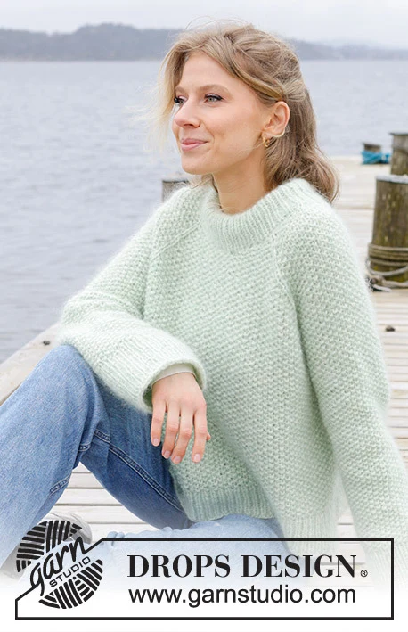 243-3 Green Whisper by DROPS Design