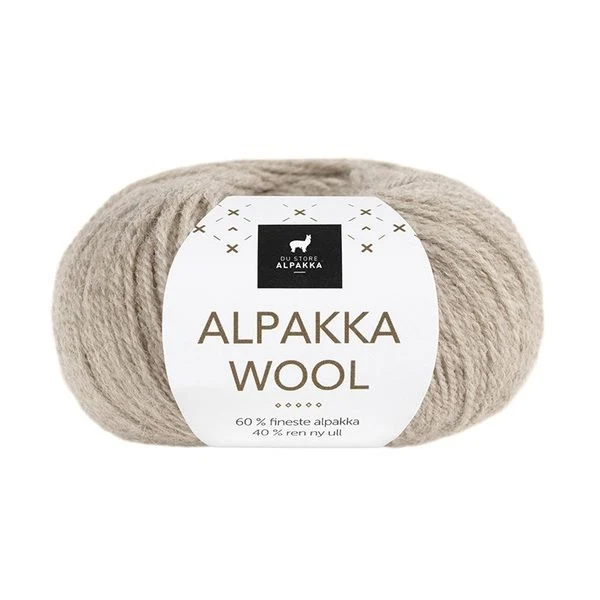 Du Store Alpakka Wool 505 Lys beige meleret