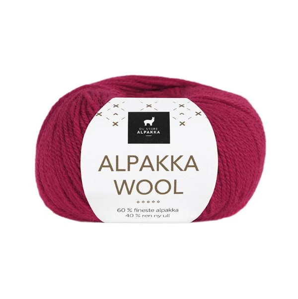 Du Store Alpakka Wool 521 Valmuerød