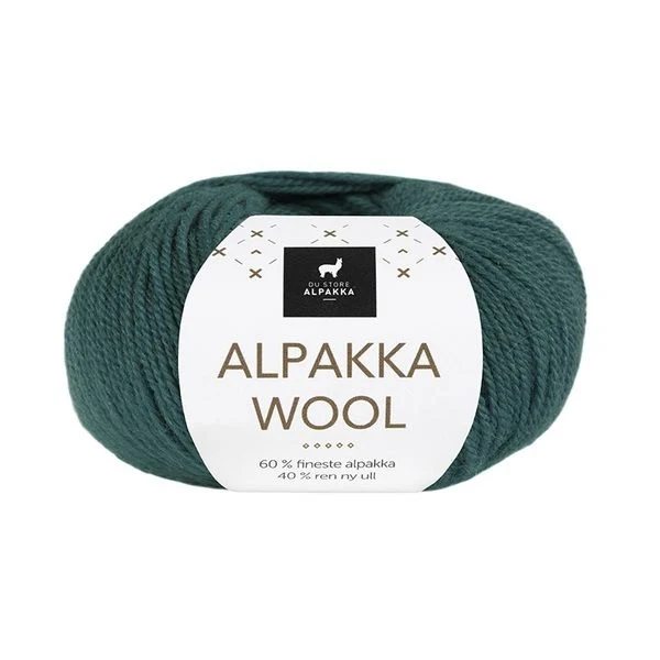 Du Store Alpakka Wool 524 Mørk blågrøn