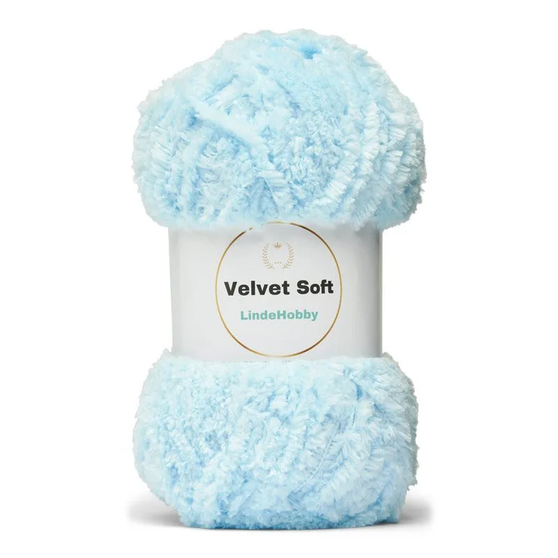 LindeHobby Velvet Soft 12 Babyblå