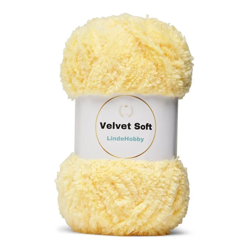 LindeHobby Velvet Soft 23 Sart gul