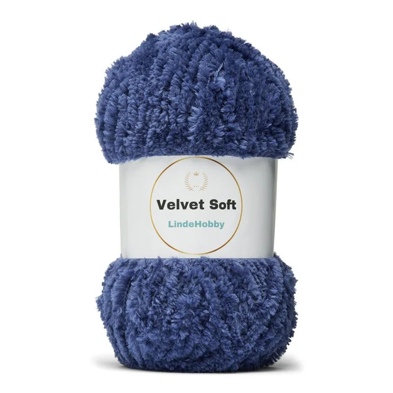 LindeHobby Velvet Soft 29 Marineblå