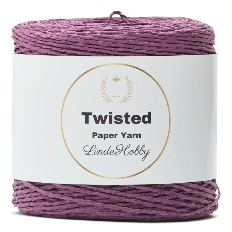 LindeHobby Twisted Paper Yarn 18 Violet