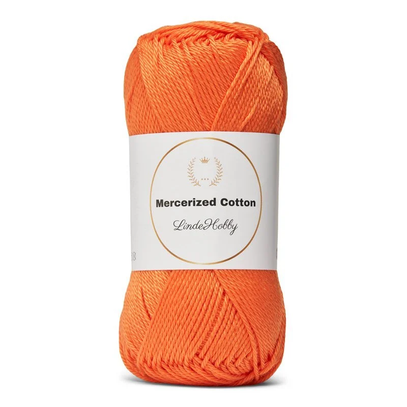 LindeHobby Mercerized Cotton 23 Orange