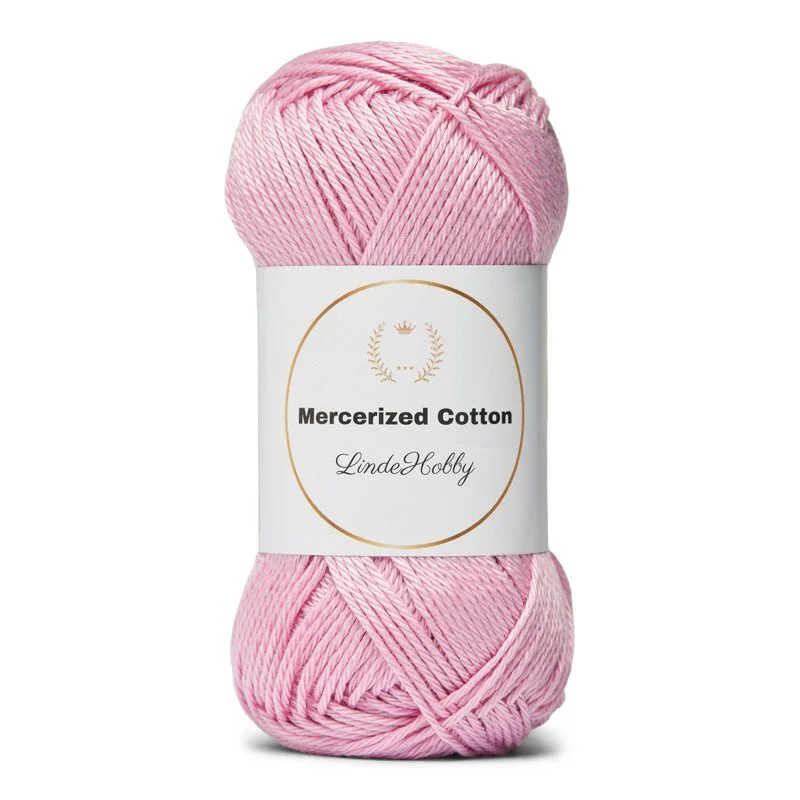 LindeHobby Mercerized Cotton 27 Rosa
