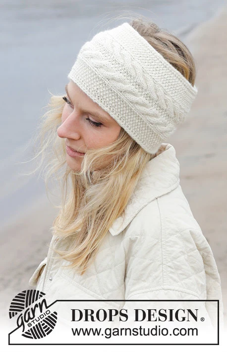 242-41 Double Twist Headband by DROPS Design