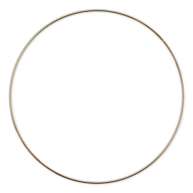 HobbyArts Metalring, Guld 20 cm