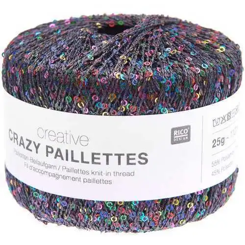 Crazy Pailettes 002 Anthracite