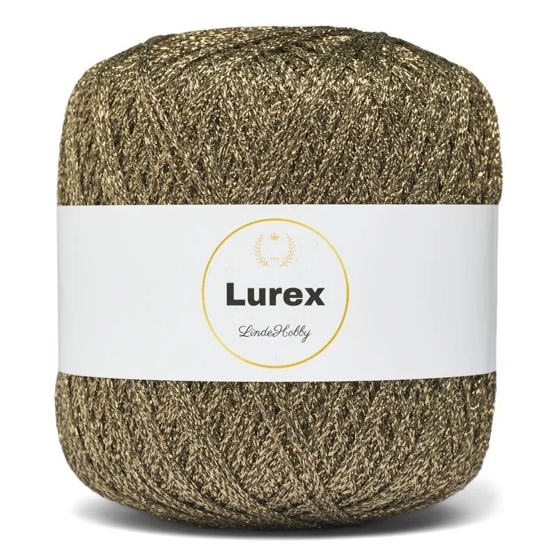LindeHobby Lurex 06 Sort guld