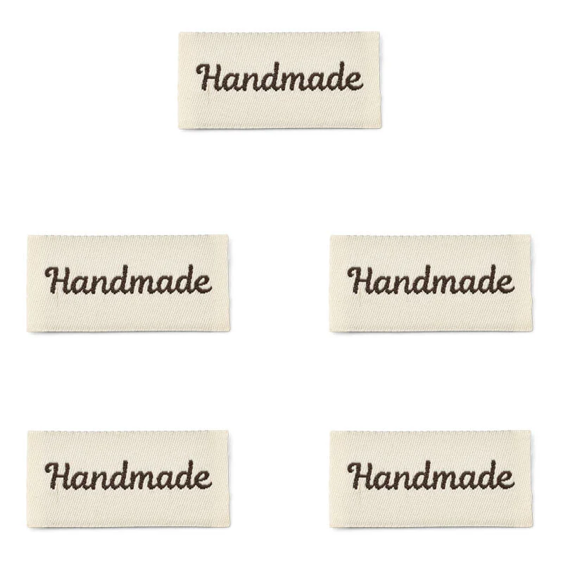 LindeHobby Handmade Label, Bred Magnolia Script
