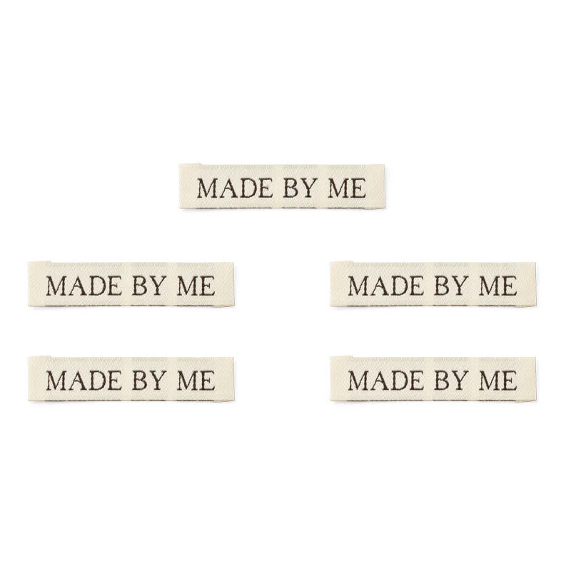 LindeHobby Made By Me Label (7 cm x 1 cm), 5 stk Lucy Rose