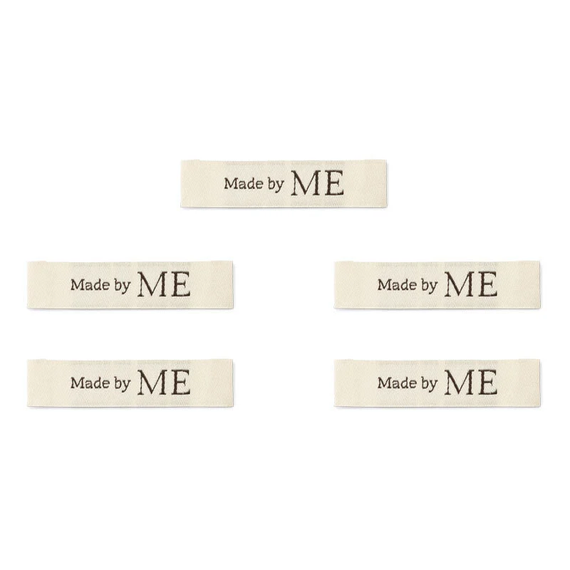 LindeHobby Made By Me Label (7 cm x 1 cm), 5 stk Gilda Display