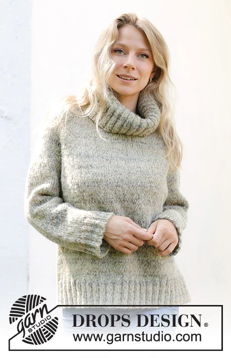 243-21 Hidden Forest Sweater by DROPS Design