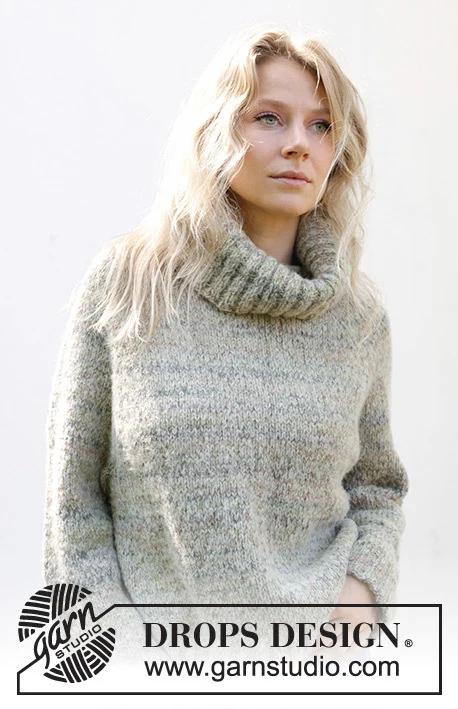 243-21 Hidden Forest Sweater by DROPS Design