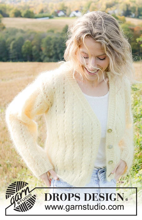 249-6 Sunshine Trail Cardigan by DROPS Design