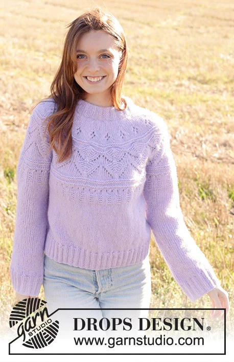 250-35 Lavender Harvest by DROPS Design