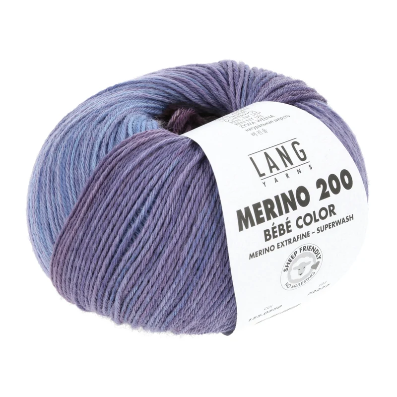 Lang Yarns Merino 200 Bebe Color 550