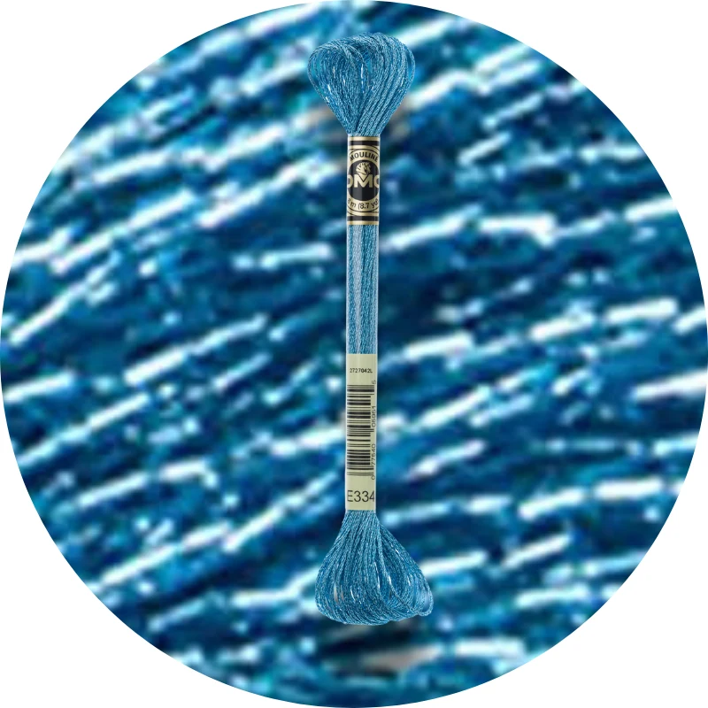 DMC Mouliné Light Effects E334 Lys indigo