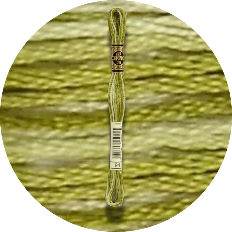 DMC Mouliné Spécial 25 Broderigarn, Farveskiftende 0094