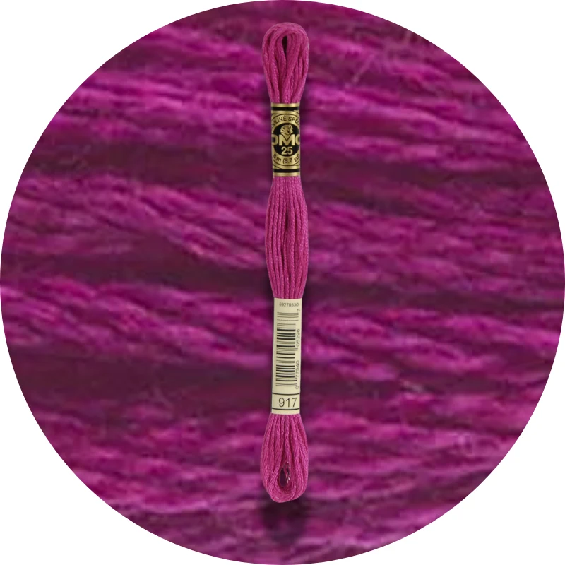 DMC Mouliné Spécial 25, Blå/Lilla nuancer 0917