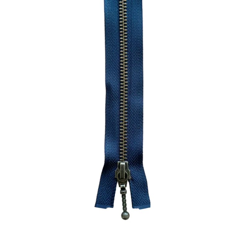 YKK Delbar Lynlås Antik Messing 6 mm 45 cm 560