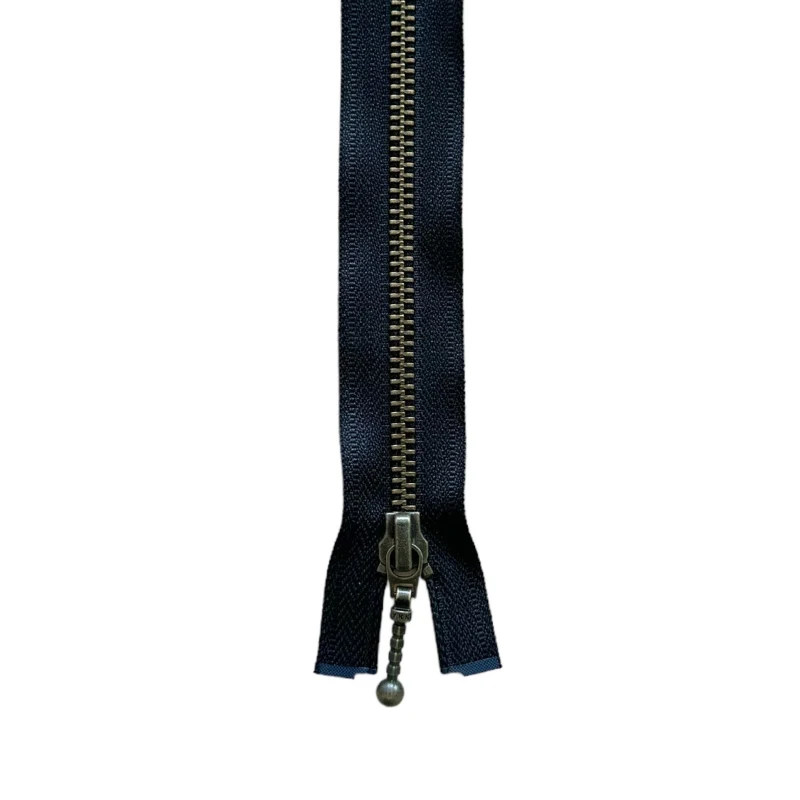 YKK Delbar Lynlås Antik Messing 6 mm 45 cm 580