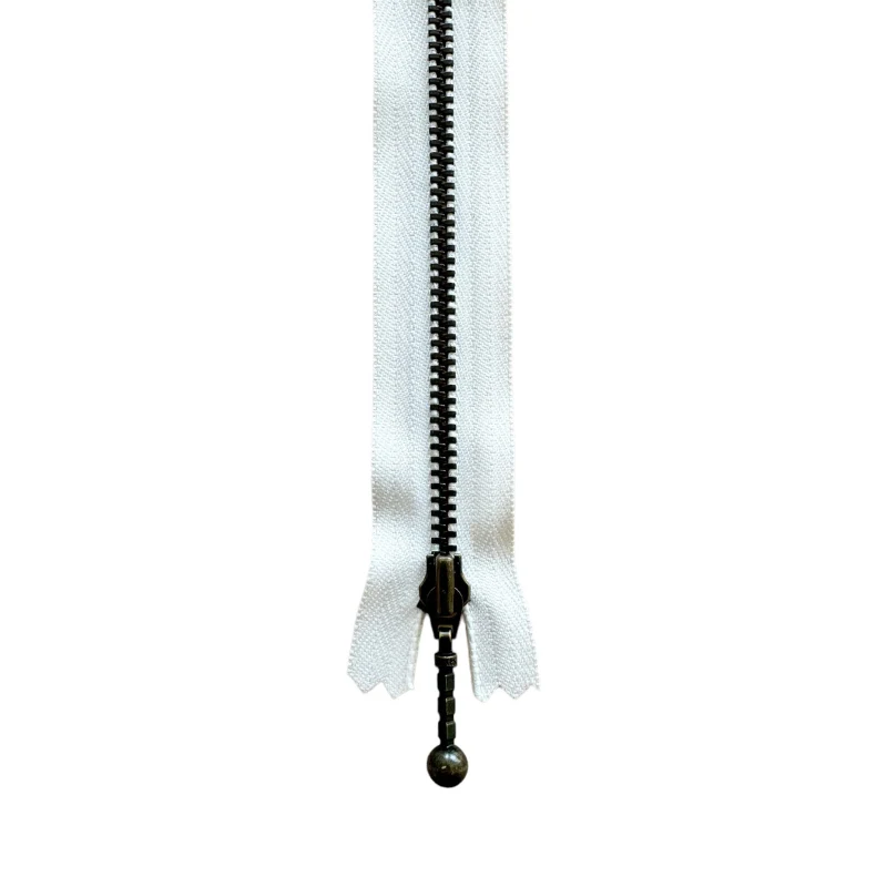 YKK Fast Lynlås Antik Messing 4 mm 15 cm 841