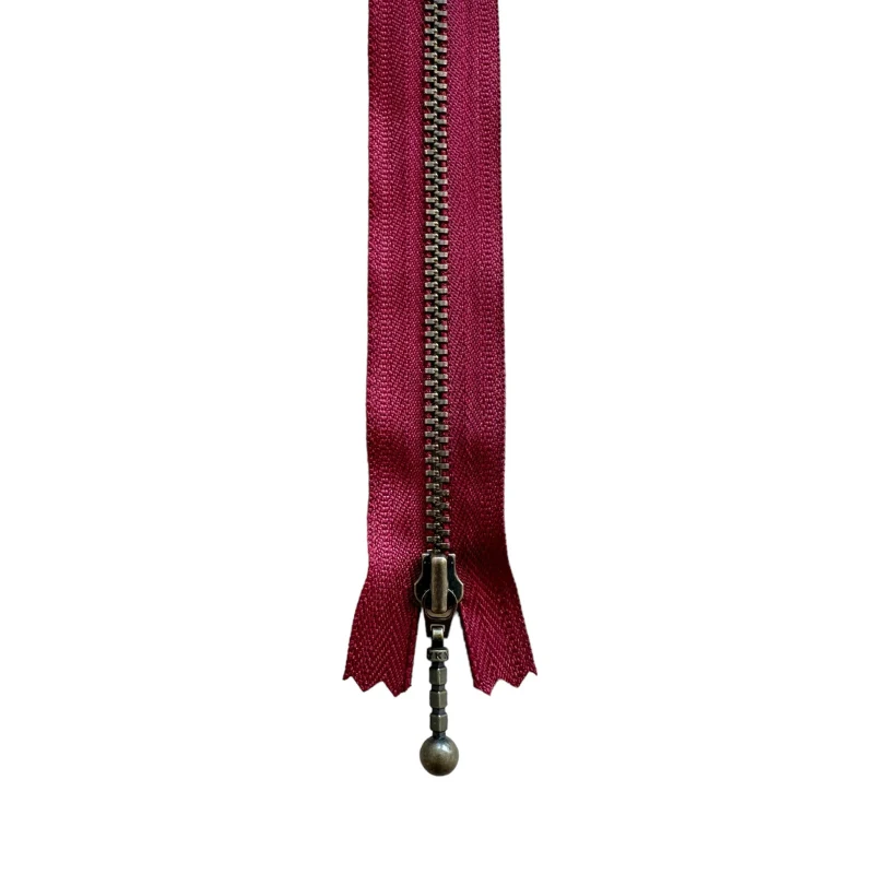 YKK Fast Lynlås Antik Messing 4 mm 15 cm 527