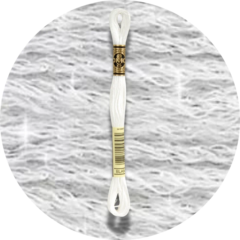 Mouliné Spécial 25 Neutral Blanc