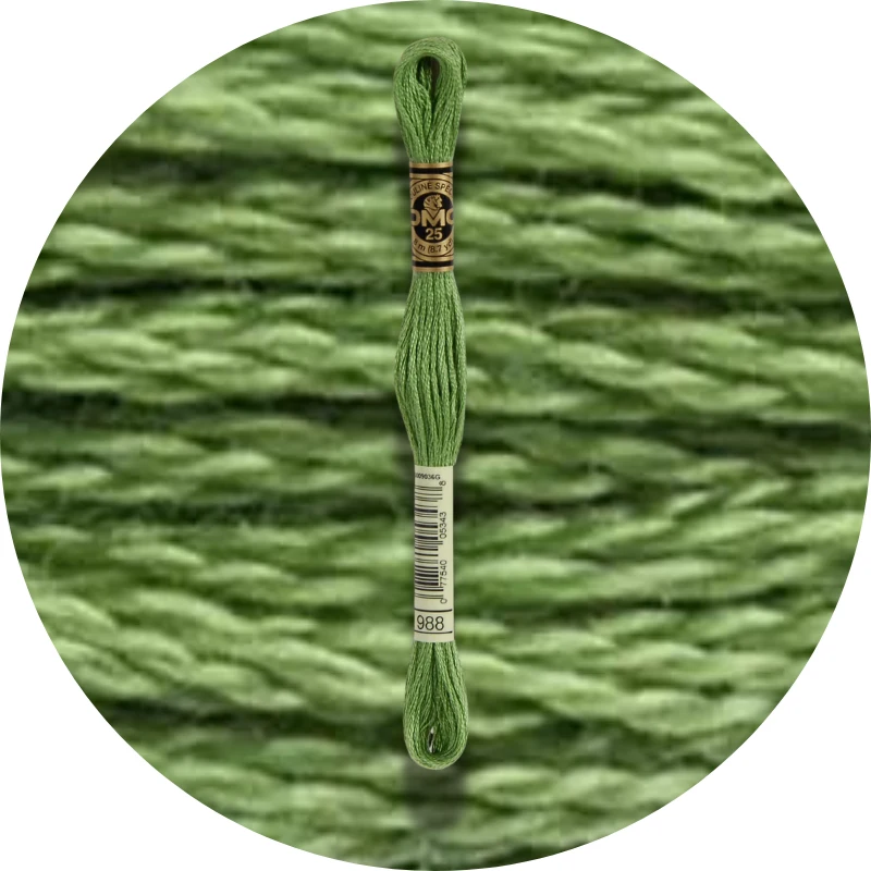 Mouliné Spécial 25 Grøn 0988