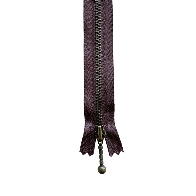 YKK Fast Lynlås Antik Messing 4 mm 20 cm 570