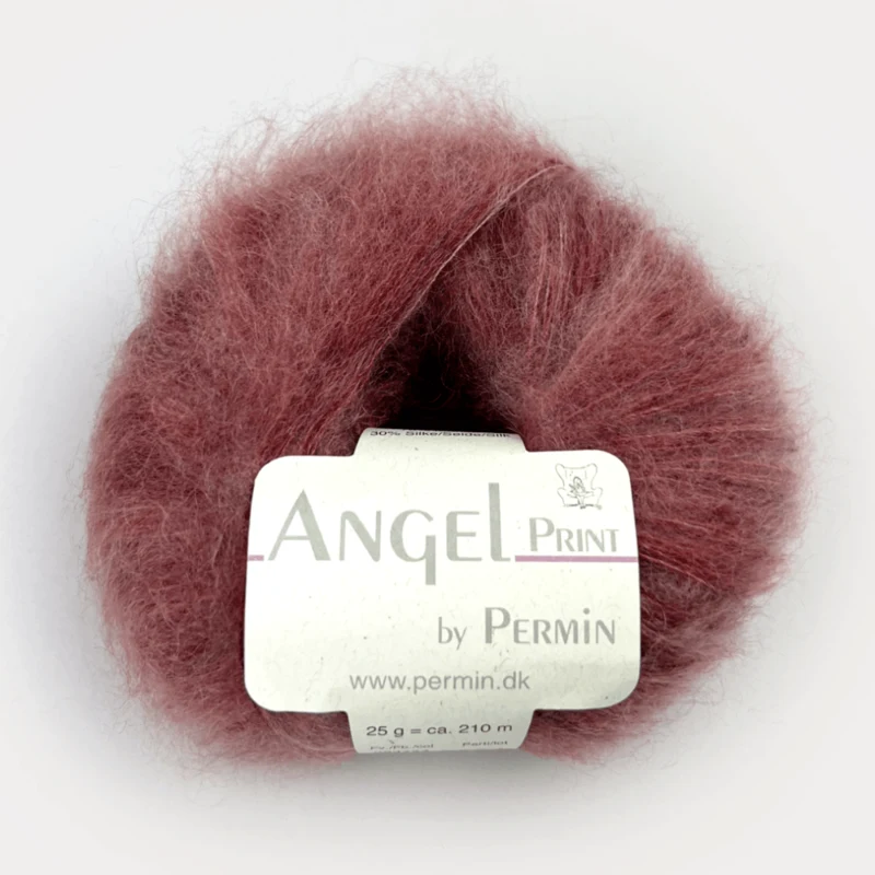 Permin Angel Print 63 Rosa Toner