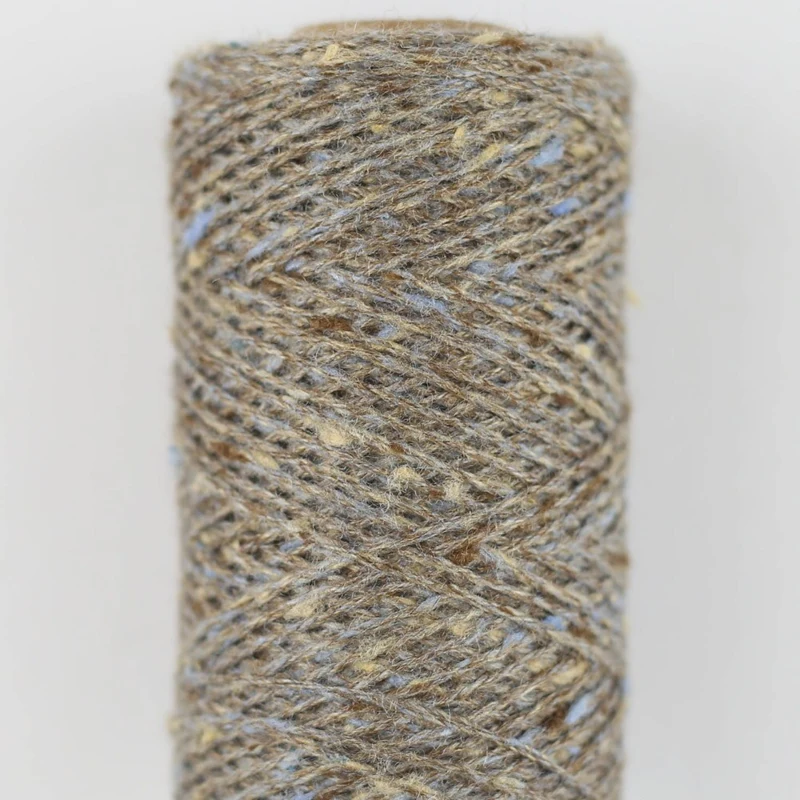Tussah Tweed sp19 Brun-grå-natur-mix