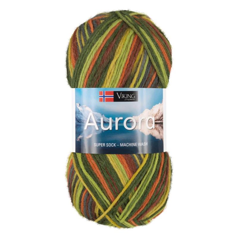 Viking Aurora 634 Multi brun/grøn