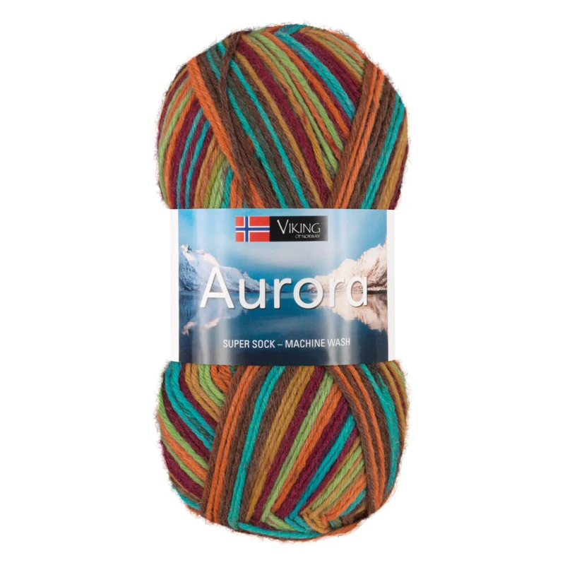Viking Aurora 675 Multi orange/blå