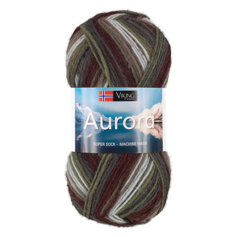 Viking Aurora 660 Multi burgunder/grøn
