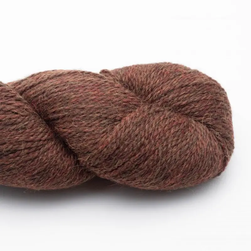 BC Garn Babyalpaca 10/2 RAS 129 Medium Brun Heather RAS