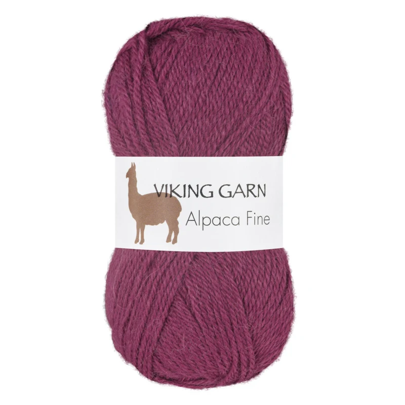 Viking Alpaca Fine 660 Mørk rosa