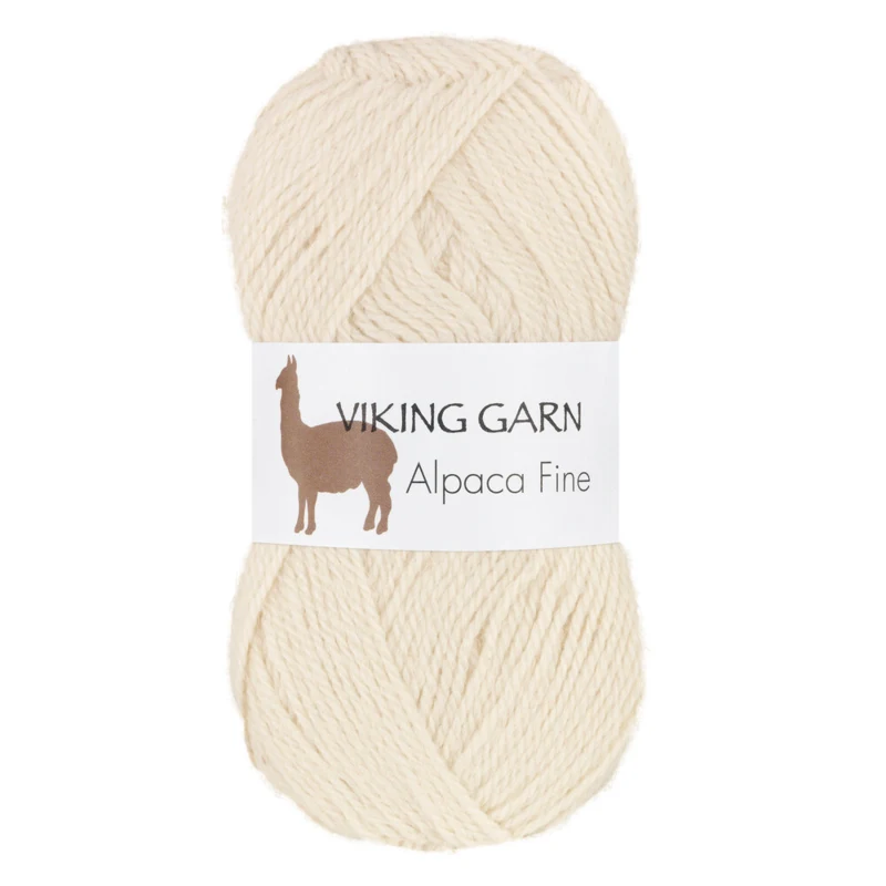 Viking Alpaca Fine 602 Naturhvid