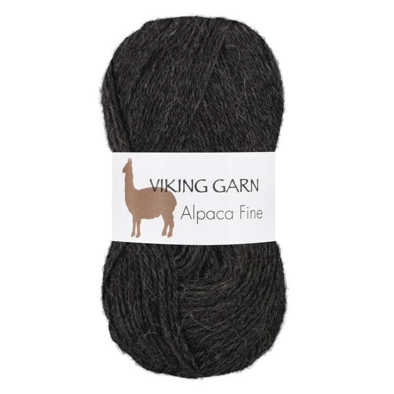 Viking Alpaca Fine 603 Sort/Koks