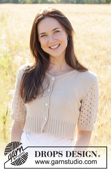 248-28 Sand Cove Cardigan by DROPS Design