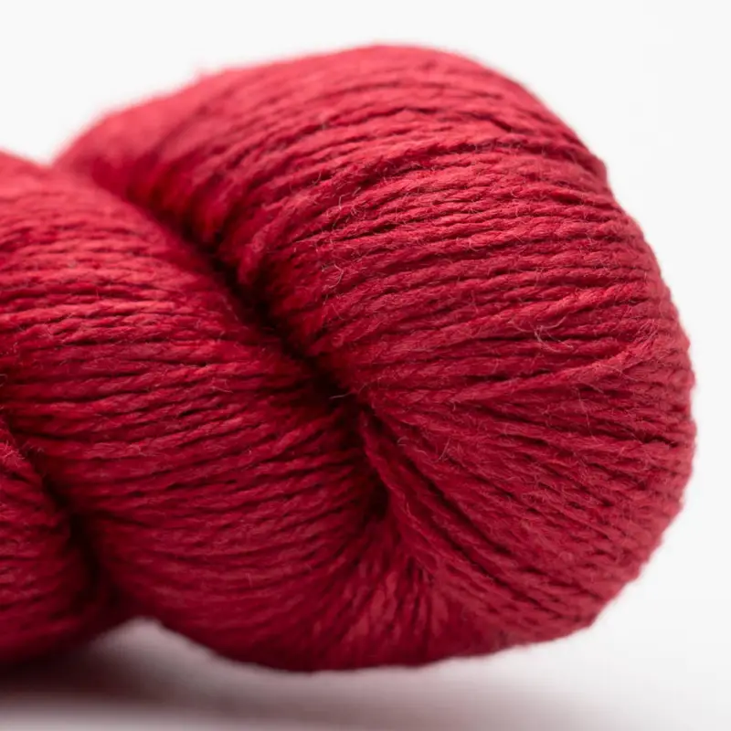 BC Garn Jaipur Peace Silk 20 Kardinalrød