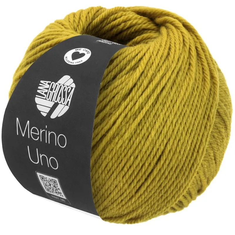 Lana Grossa Merino Uno 84 Sennepsgul