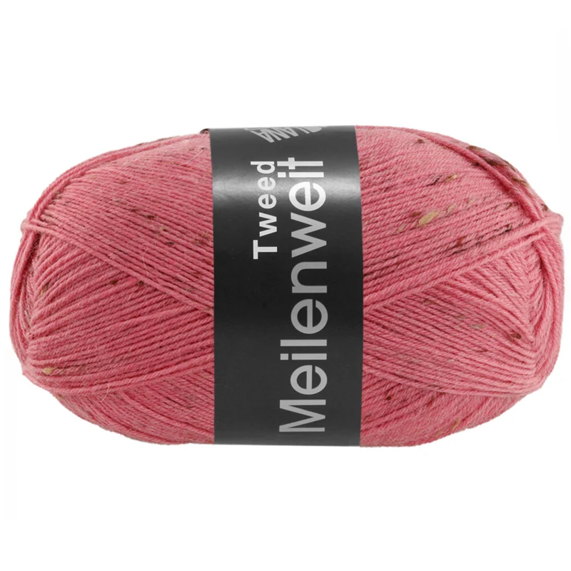 Lana Grossa Meilenweit 100 Tweed 175 Nellike rosa
