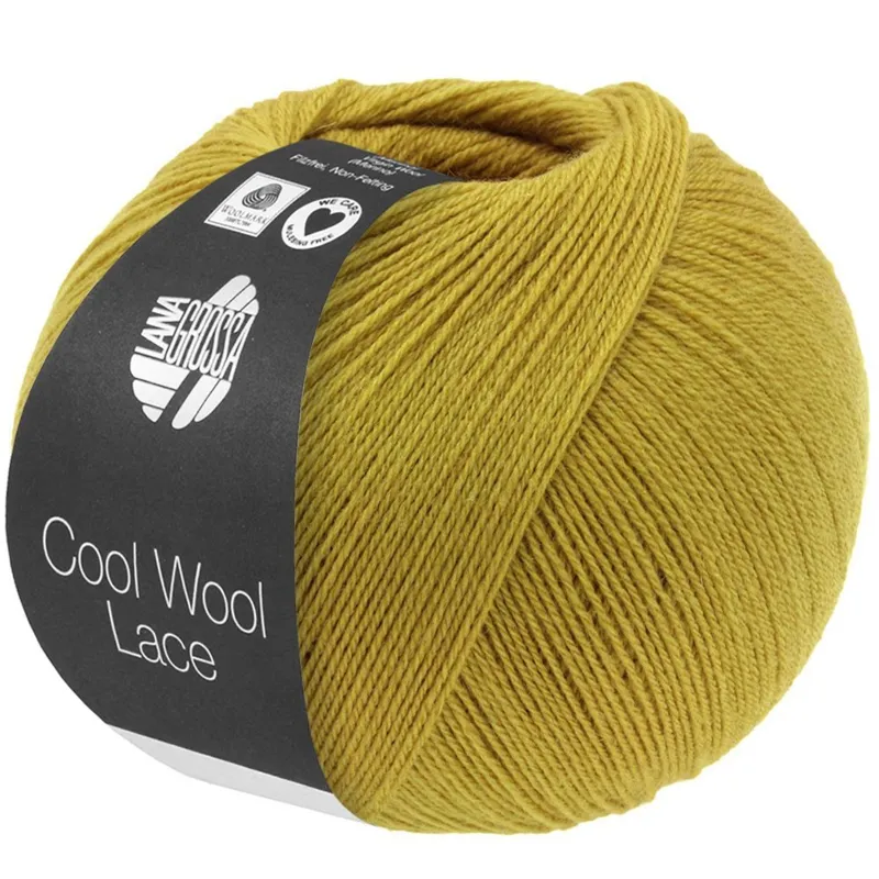 Lana Grossa Cool Wool Lace 63 Sennep