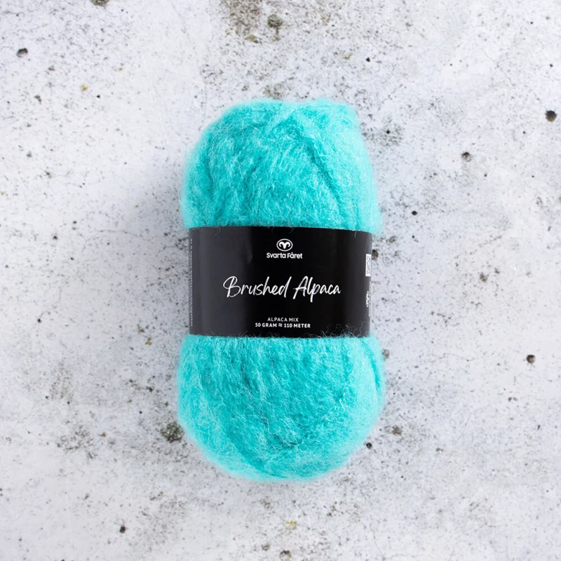 Svarta Fåret Brushed Alpaca 024 Euforisk mint